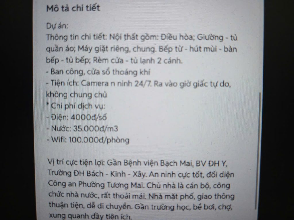 CCMN 60m2 -Full nội thất – Phố Vọng - ảnh 11